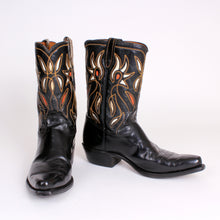 Load image into Gallery viewer, Vintage Black Acme Men&#39;s sz 10 Cowboy Boots