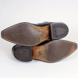 Vintage Black Acme Men's sz 10 Cowboy Boots