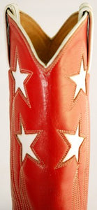 Vintage Nocona Cowboy Boots Women's Red/Black sz 6A