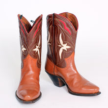 Load image into Gallery viewer, Vintage Brown Petite Women&#39;s Westex Boot Co. Cowboy Boots